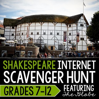 Preview of Shakespeare Internet Scavenger Hunt