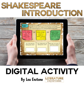 Preview of Shakespeare Introduction Lesson (Digital)