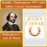 Shakespeare Introduction PowerPoint with Julius Caesar Assessment