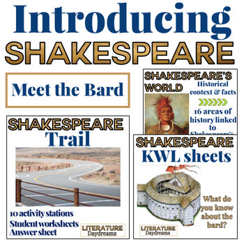 Preview of Shakespeare: Introduction to Shakespeare bundle