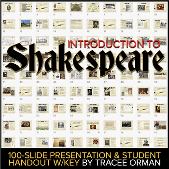 Preview of Shakespeare Life & Times Introduction Powerpoint Presentation