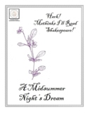 Shakespeare: Methinks I'll Read 'A Midsummer Night's Dream