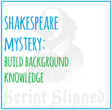 Shakespeare Mystery Game [engaging! fun! background knowledge!]