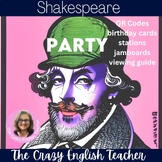 Shakespeare Party Activities, Printables, and Lessons