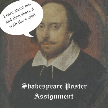 Preview of Shakespeare Poster Assignment ELA