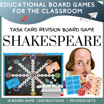 Preview of Shakespeare Printable Themed Board Game