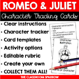 Shakespeare - Romeo and Juliet Trading Card Activity