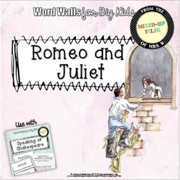 Preview of Shakespeare Romeo and Juliet Word Wall