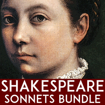 Preview of Shakespeare Sonnets Units Bundle: Love, Death, & Lies | Poetry Activities