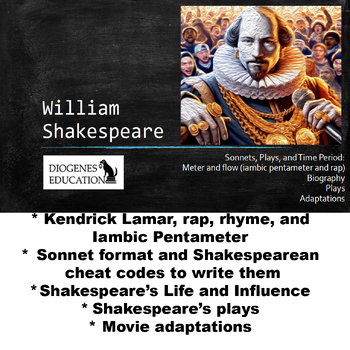 Preview of Shakespeare Sonnets and Iambic Pentameter, Plays | Unit Lesson and Activities