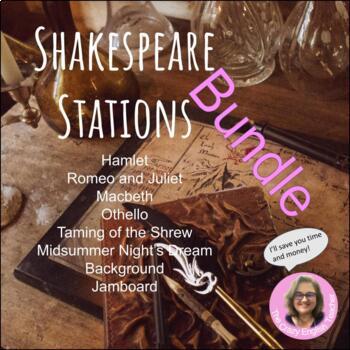 Preview of Shakespeare Stations Bundle  of Lessons digital activity