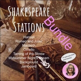 Shakespeare Stations Bundle  of Lessons digital activity