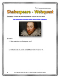 Shakespeare - Webquest with Key (His life and legacy)