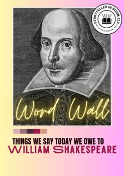 Preview of Shakespeare Word Wall