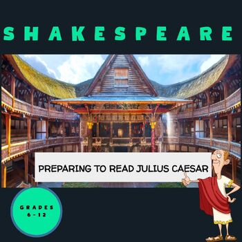 Preview of Shakespeare and Julius Caesar Pre-Reading Introduction Activity, GOOGLE SLIDES