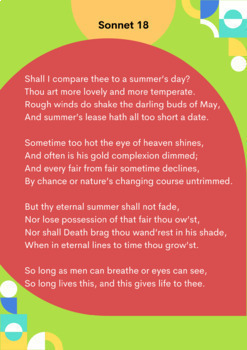 Preview of Shakespeare and Sonnets