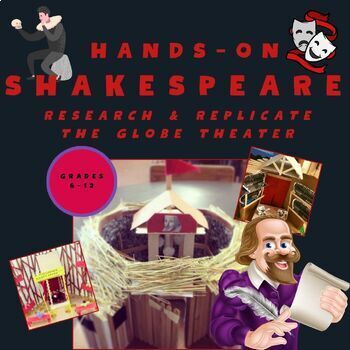 Preview of Shakespeare and the Globe Theater, Hands-On Student Activity! GOOGLE SLIDES