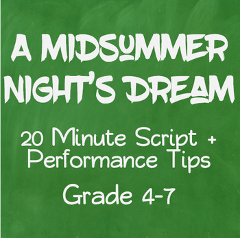 Preview of Shakespeare for Kids - 20 Minute Midsummer's Night Dream