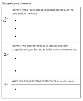 Preview of Shakespeare in 3-2-1