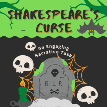 Preview of Shakespeare's Curse: A Spooky Narrative Writing Activity