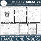 Shakespeare's Hamlet Worksheets: One Pagers, Book Reports,