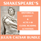 Shakespeare's Julius Caesar | Acts I-III Bundle