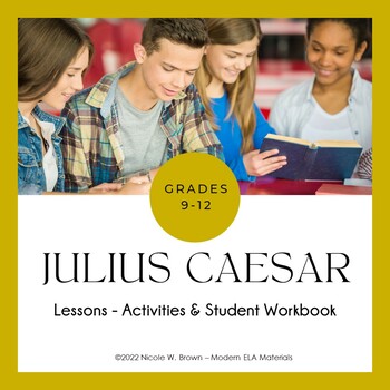 Preview of Shakespeare's Julius Caesar Student Activity Workbook - with Digital Assessments