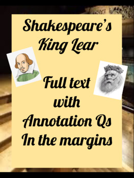 Preview of Shakespeare’s King Lear Annotation Qs