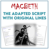 Shakespeare's Macbeth Script Adapted for Middle School Rea