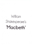 Shakespeare's Macbeth Unit of Work