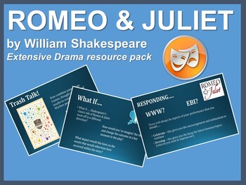 Preview of Shakespeare's ROMEO AND JULIET: Extensive Drama resource pack