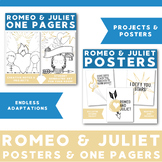 Shakespeare's Romeo and Juliet Posters and One Pager Proje