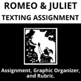 Shakespeare's Romeo and Juliet Texting Assignment with Rubric