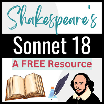 Preview of Shakespeare's Sonnet 18:  Poetry Close Reading & Analysis FREEBIE