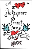 Shakespeare’s Sonnet 18 Valentine’s Zine Coloring Page