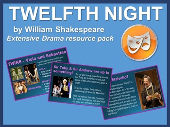 Preview of Shakespeare's TWELFTH NIGHT: Drama resource pack