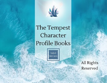 Preview of The Tempest Creative Project: Character Profile Booklets - Comprehension & Fun!