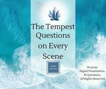 Preview of Shakespeare: The Tempest  Questions & Answers on Every Scene. Comprehension