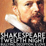 Twelfth Night Unit Shakespeare: Act 1 to Test | No-Prep Wo