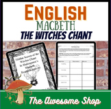 Witches Chant (Macbeth) Floral Research & Art Activity (Ha