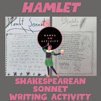 Preview of Shakespearean Sonnet, Write a Sonnet for Hamlet, Hands On Poetry Activity