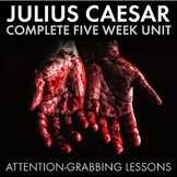 Julius Caesar Unit Plan, Shakespeare, FIVE WEEKS of High-Interest Lessons, CCSS
