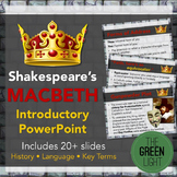 Shakespeare's Macbeth Introductory PowerPoint and Discussi