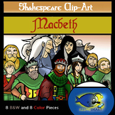 Shakespeare's "Macbeth"Clip-Art (16 pc. BW and Color!)