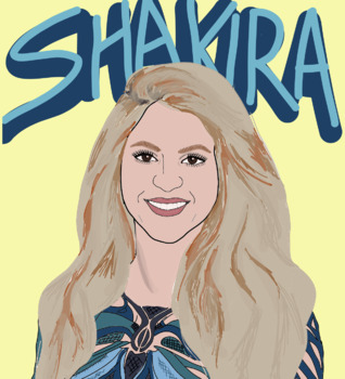 Preview of Shakira: FVR Storybook - Novice Spanish / Spanish 1
