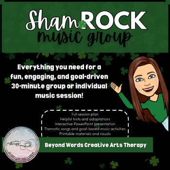 Preview of ShamROCK | St. Patrick's Day | Music Therapy, Special Education, Rock Music, SEL