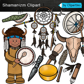Preview of Shamanizm religion Clip Art /Primitive Religion Clip Art /ancient history