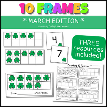 Preview of Shamrock 10 Frames | March | Centers