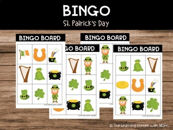 Preview of Shamrock Bingo: St. Patrick's Day Themed Bingo Cards