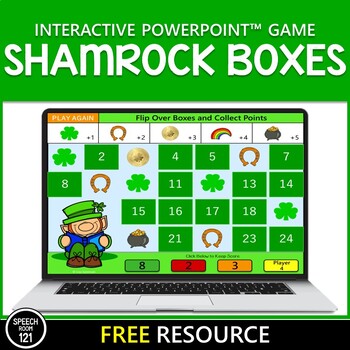 Preview of Shamrock Boxes St Patricks' Day Game (Open Ended Digital Game)
